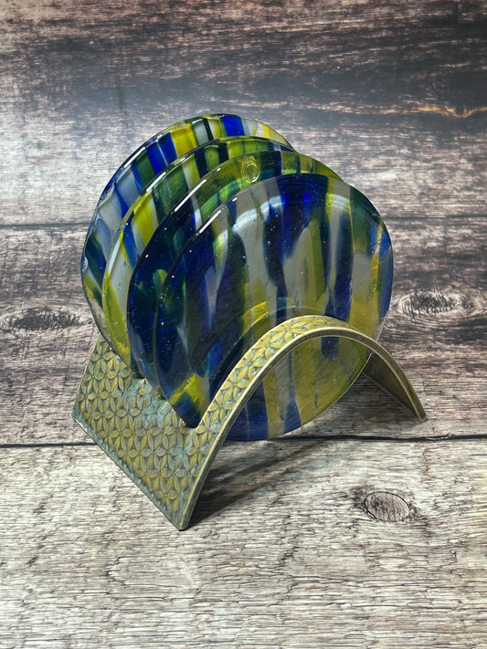 Glass Coaster Set