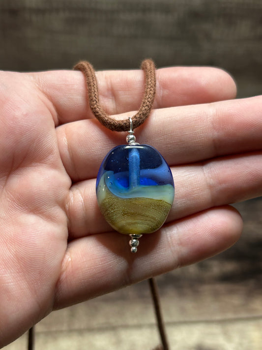 Small Ocean Pendant
