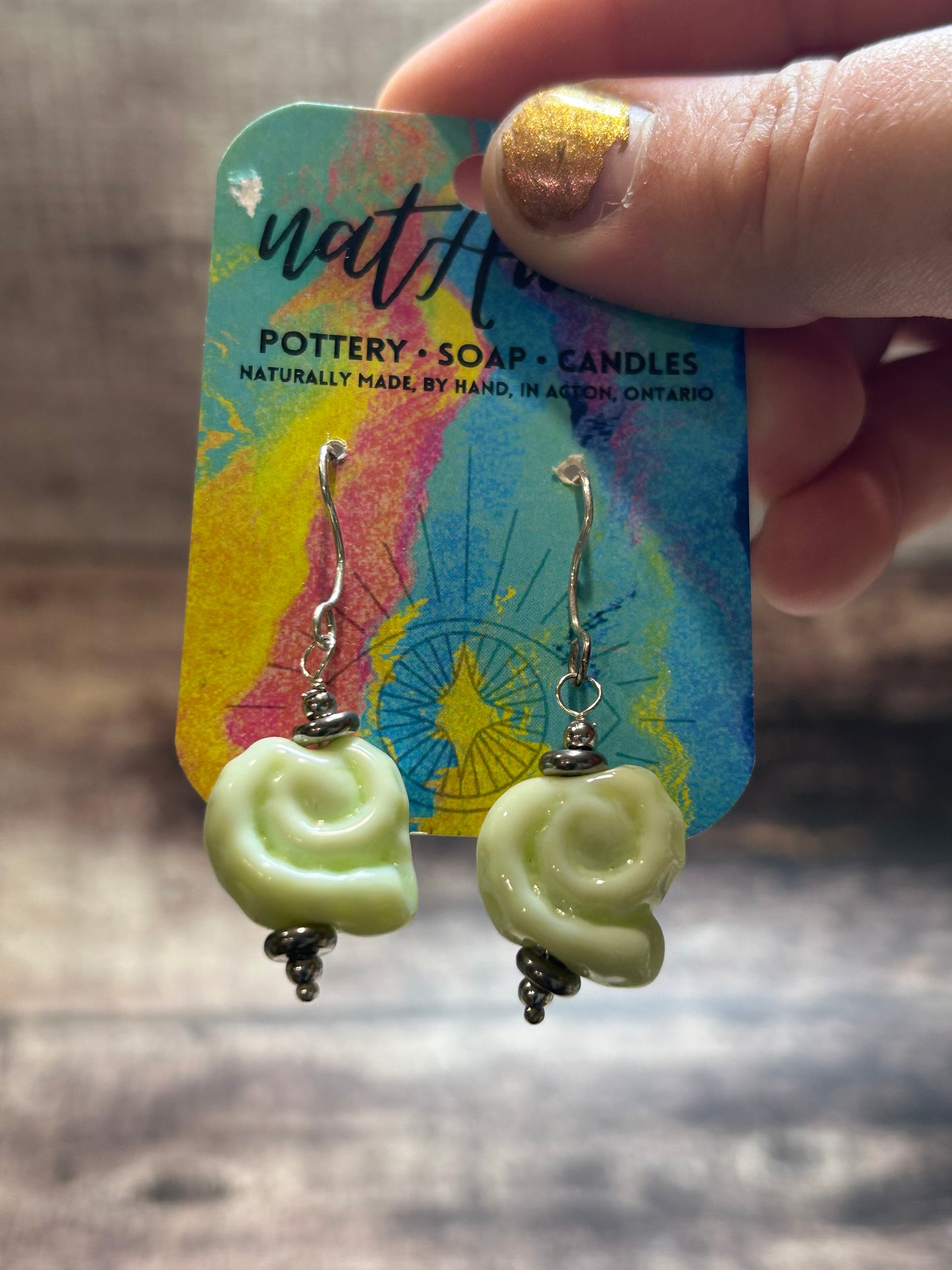 Ammonite Earrings
