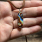 Rainbow Stripe Pendant