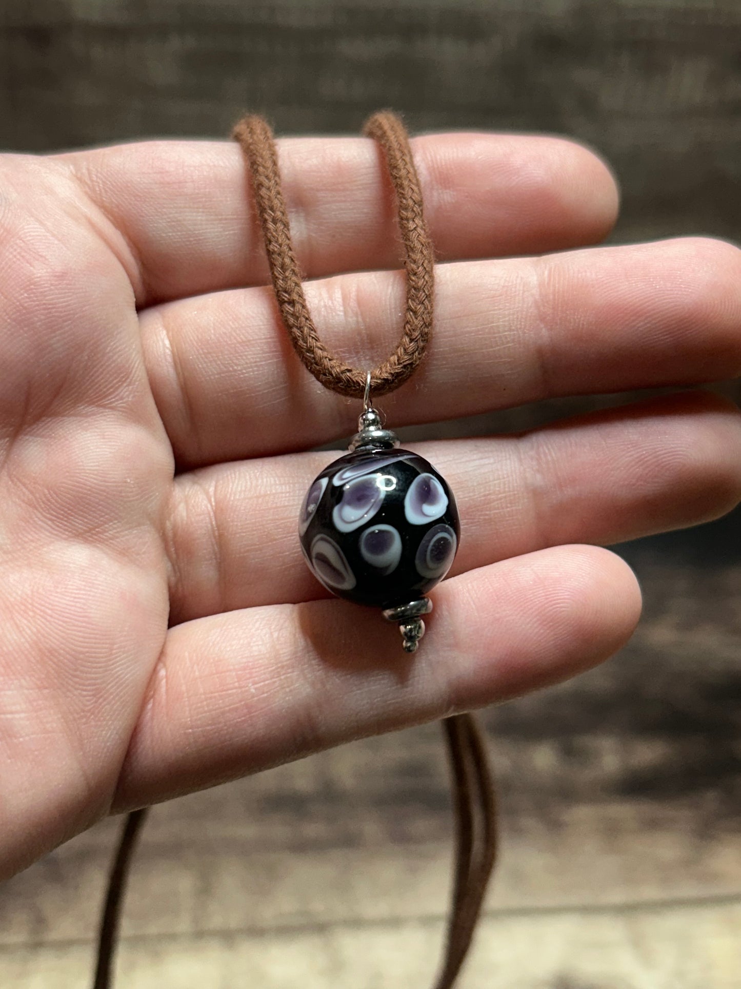Black and Purple Pendant