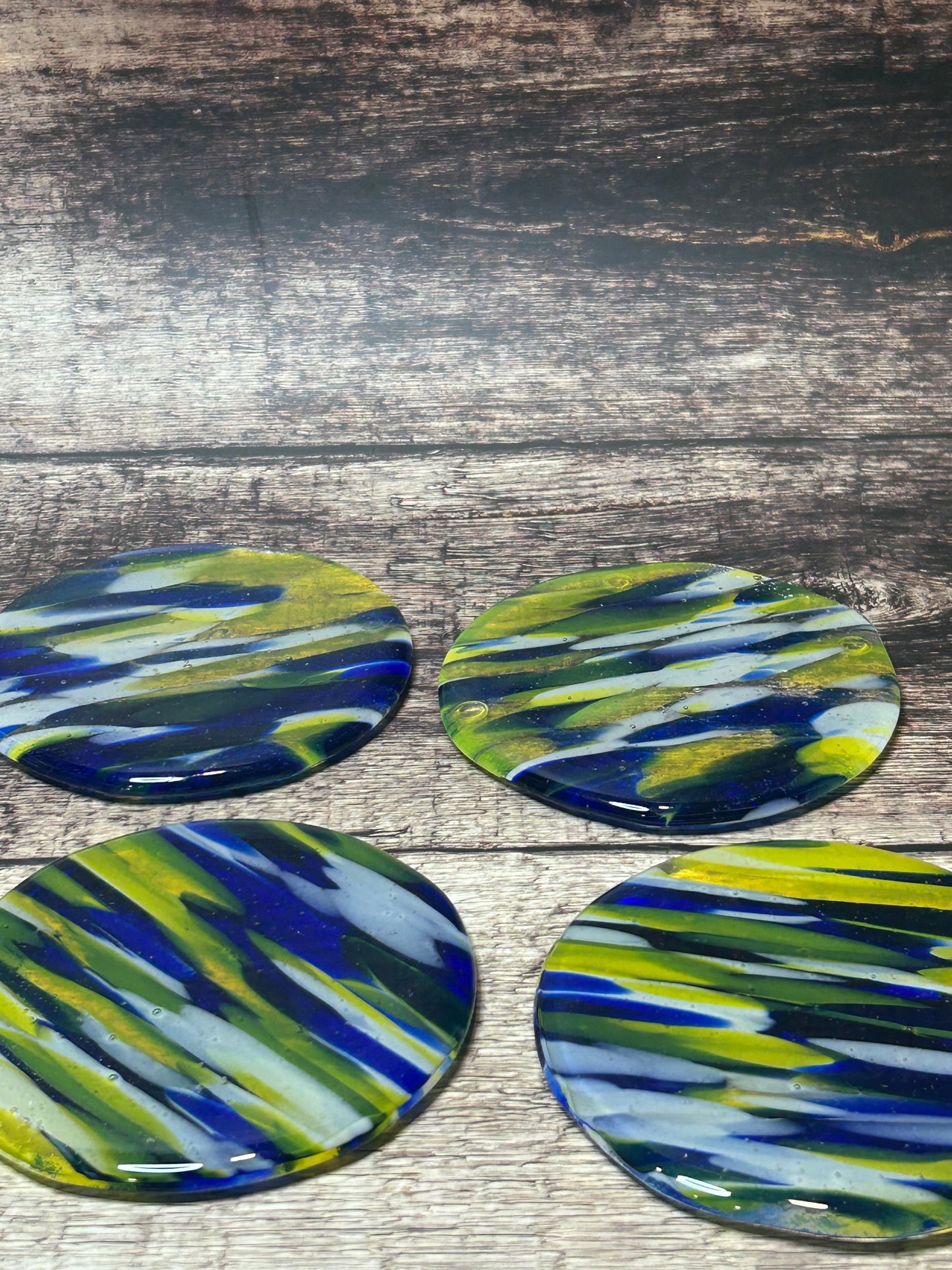Glass Coaster Set