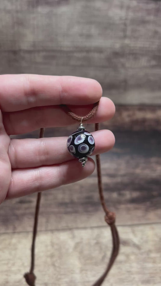 Black and Purple Pendant